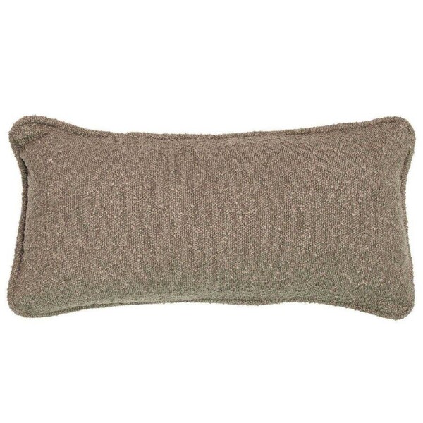 Boucle Breakfast Cushion - Chocolate