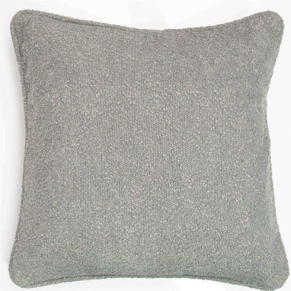 Boucle European Pillowcase - Dark Grey