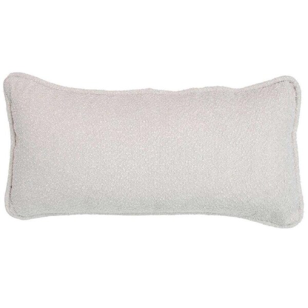 Boucle Breakfast Cushion - Silver