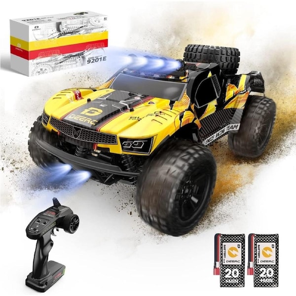 DEERC 9201E Remote Control Car 1:10 High Speed RC Monster Truck 4x4 Off Road
