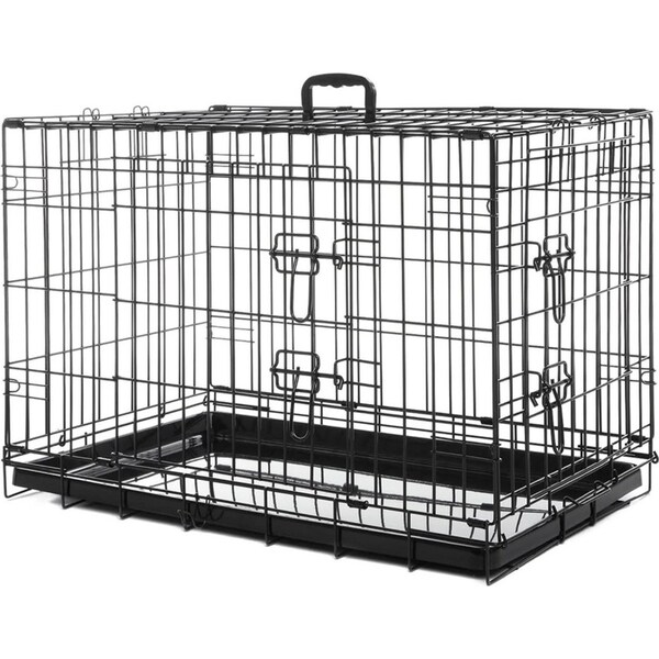 Royale Portable Collapsible Metal Frame Kennel 76cm Cat/Dog/Puppy Crate/Cage