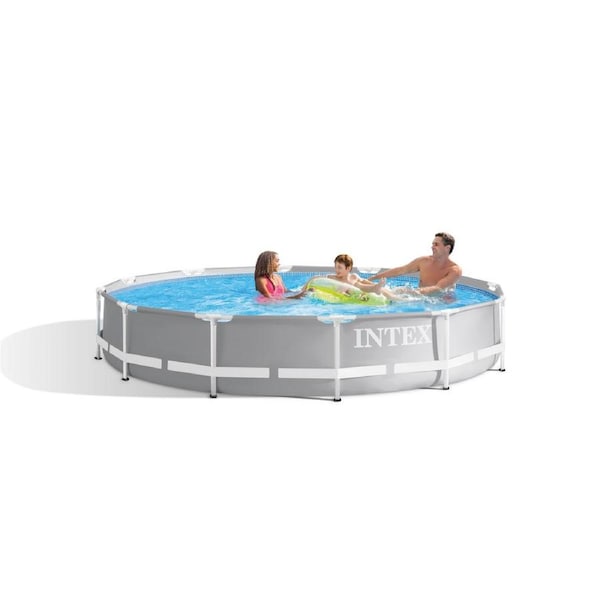 Intex PRISM 12' Metal Frame Above Ground Pool - 366cm x 76cm 26712