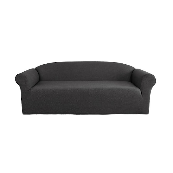 Elan Cambridge 3-Seater Sofa Cover 244cm Seat/Couch Protector Slipcover Steel