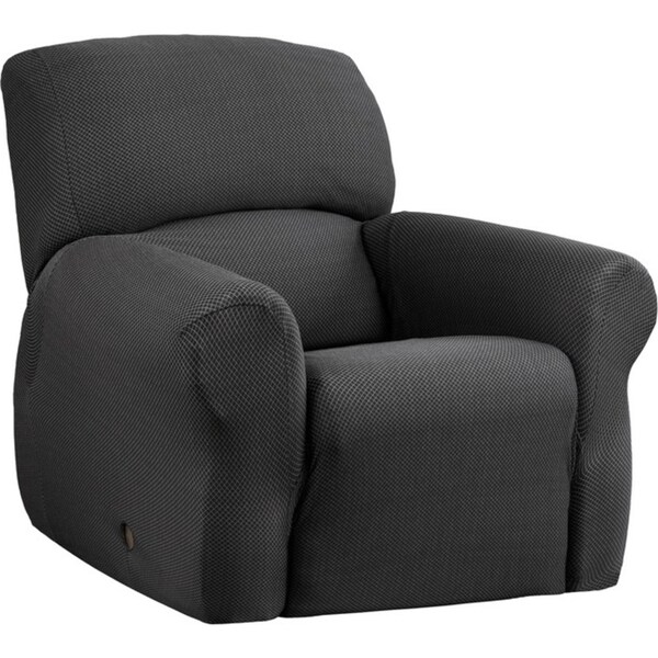 Elan Cambridge Recliner Sofa Cover 244cm Seat/Couch Protector Slipcover Steel
