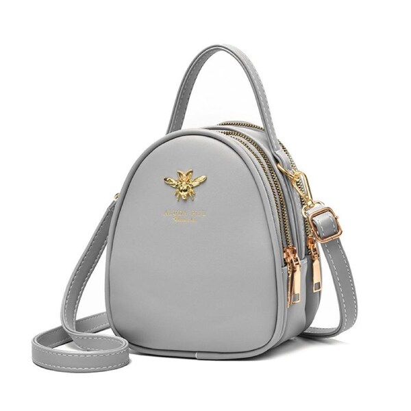 Nevenka Small Crossbody Bags Stylish Ladies Handbags Wallet-Grey
