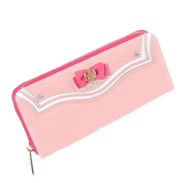 Nevenka Girls Cute Wallet Exquisite Bowknot Kawaii Card Holder-Pink