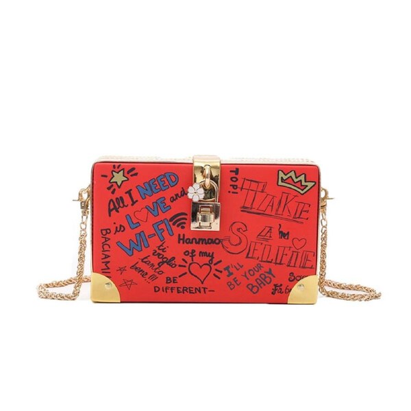 Nevenka Women Purses Crossbody Bag Chic Daily Shoulder Handbags-Red