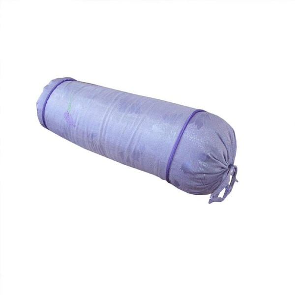 Phase 2 Sophia Lilac Voile Jacquard Neckroll Cover 47cm x 15cm