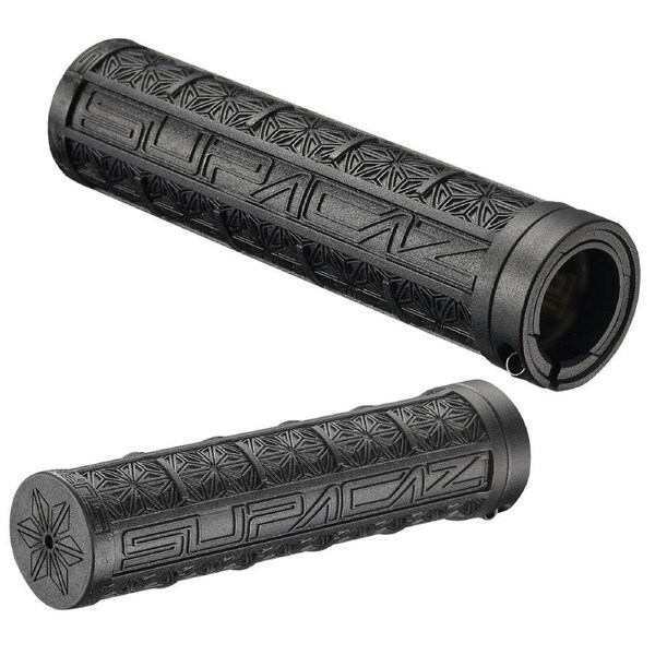 Supacaz Grizips Grips Black - Black Size -