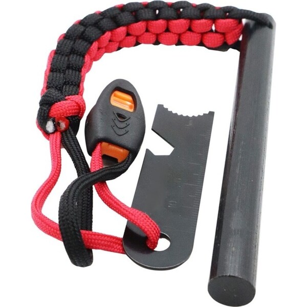 Waterproof Camping Fire Starter - Red and Black