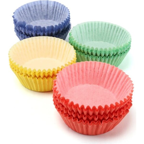 Ozoffer 400Pcs Muffin Paper Cases Cups Cupcake Wrapper Cake Liner Coloured