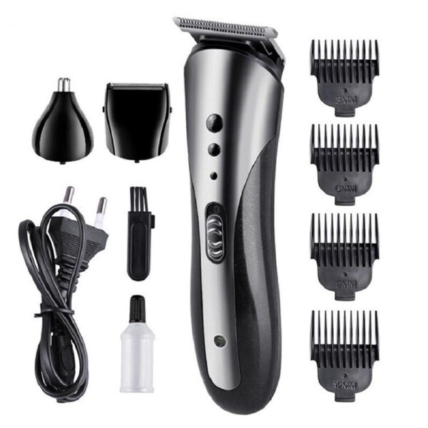 Ozoffer Mens Hair Clippers Beard Trimmer Electric Shaver Nose Haircut Grooming Kit Set
