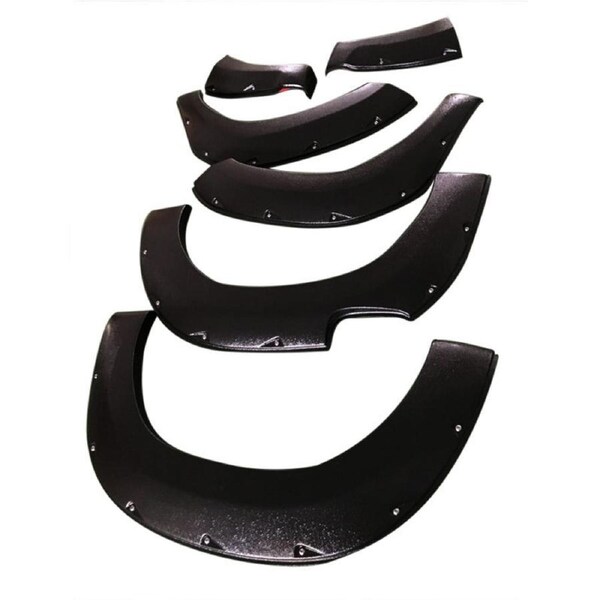 Heavy Duty Fender Flares Wheel Arch For Toyota Hilux 2015-2018 SR5 Pocket Style Texture Black