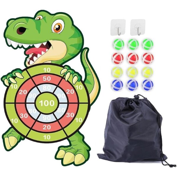 Kids Large Dart Board with Sticky Balls, Kids Game Dart Board Set Game Toys