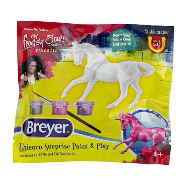 Breyer Horses Unicorn Surprise Paint & Play Blind Bag Stablemates 1:32 Scale 4261