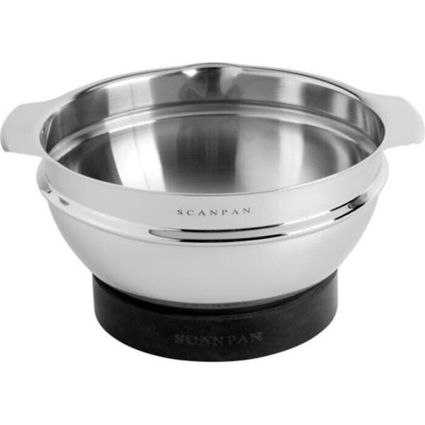 Scanpan Stainless Steel Mixing Bowl with Stand- Stainless Steel