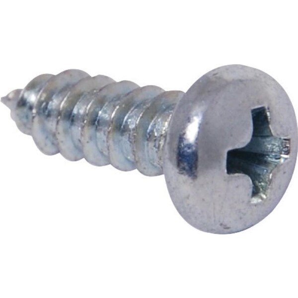 4G X 6mm Universal Head Jiffy Box Silver Screw 25 Pk