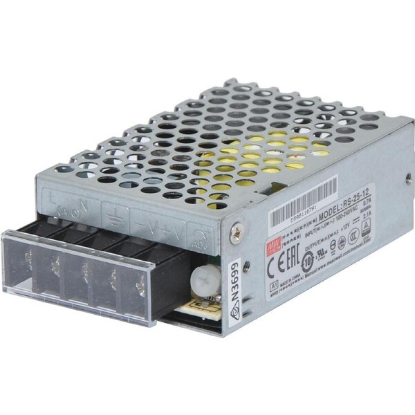 Mean Well RS-25-12 25W 12VDC Switchmode Power Supply Universal AC Input