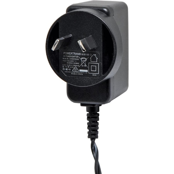 Powertran 6V DC 1A Appliance Power Supply Adapter