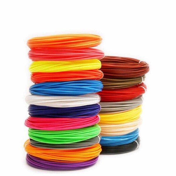Catzon 50m 3D Printing Pen PCL Filament 1.75mm Each Color 5m Random Color 1