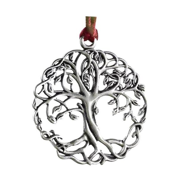 Catzon Solid Pewter Christmas Tree Ornament for Home Party Decorations-LifeTree