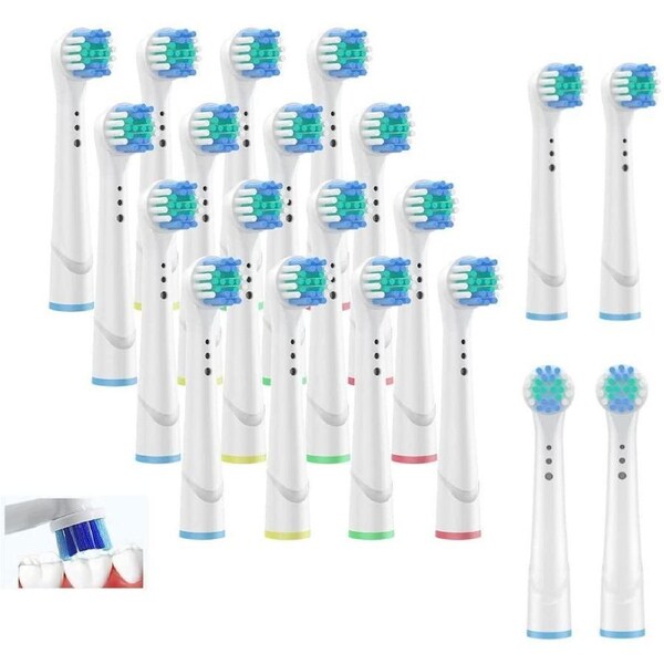 Replacement Brush Heads for Oral B, 20 Pcs Toothbrush Replacement Heads Compatible 7000/Pro 1000/9600/ 5000/3000/8000 More
