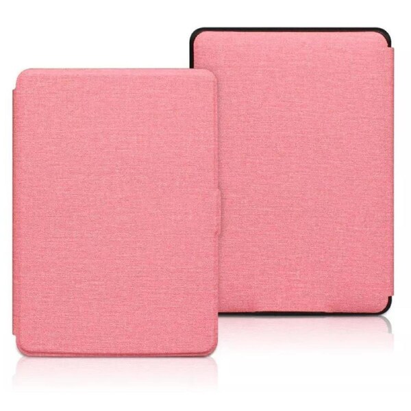 StylePro Kindle case, fabric cover, thin and lightweight for Kindle Basic, pink