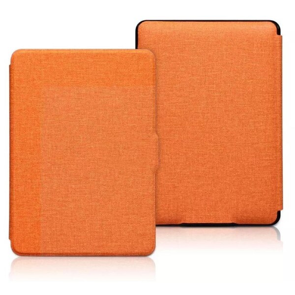 StylePro Kindle case, fabric cover, thin and lightweight for Kindle Basic, orange