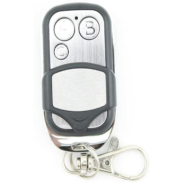 Universal ABC Key Wireless Garage Door Remote Control 315MHz Compatible Gate Opener Remote Craftsman with Key Chain for Electric Door,Barrier Gate