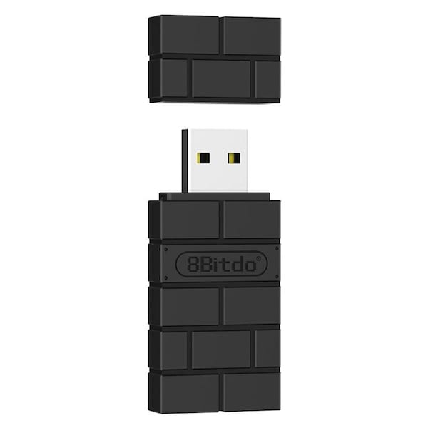 8BitDo USB Wireless Adapter 2 For Universal Gaming Controllers Xbox/PS5 Black