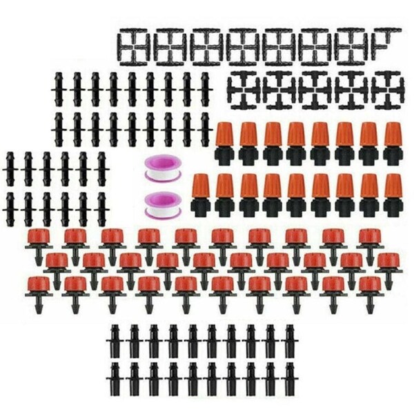 Garden Irrigation System Plant Watering DIY Micro Drip 152Pcs Kits