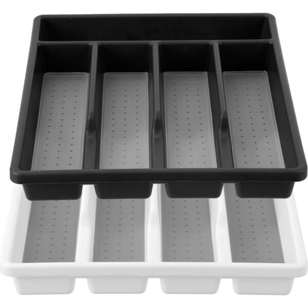 2x Boxsweden Grip 5-Section 32.5x4.5cm Cutlery Drawer Insert Organiser Asst