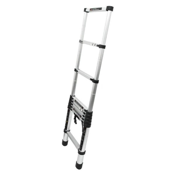 2.6 m Telescopic Aluminium Ladder Alloy Extension Extendable Steps Multi Adjustable