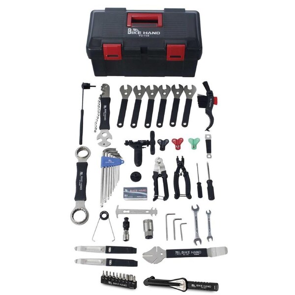 BIKEHAND 34 in 1 Complete Bike Bicycle Repair Tools Maintenance Tool Kit with Torque Wrench
