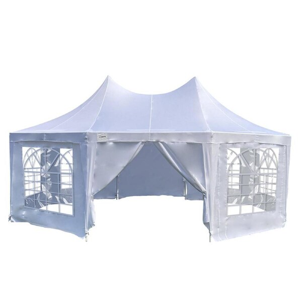 Wallaroo 6x4.5m Wedding Party Marquee Gazebo Tent with Sidewalls