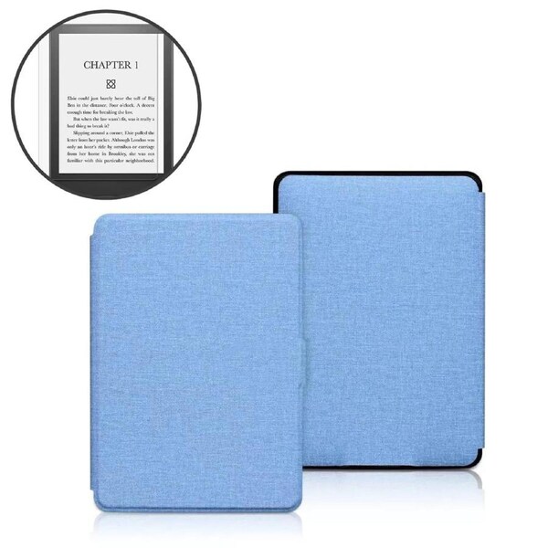 StylePro, combo, Kindle Fabric case + screen protector, cover for Kindle Basic, ice blue