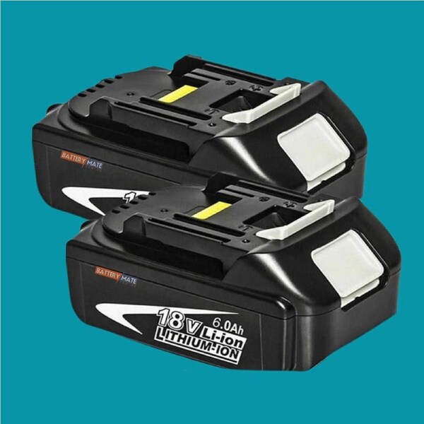 [2 Pack] 18V Makita Compatible Battery Replacement 6.0 AH - BL1830 BL1850