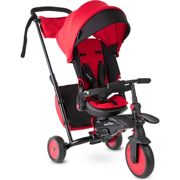 SmarTrike STR7 Journey Folding Tricycle/Pram/Stroller Toddler/Kids 10-36m Red