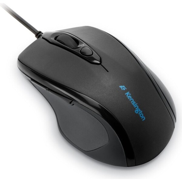 Kensington Pro Fit Mid Size Wired USB Mouse Optical For Computer/Laptop Black