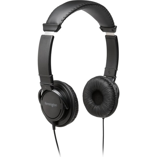 Kensington Hi-Fi KTG Headphone Over-Ear 3.5mm Headset For Laptop/Computer Black