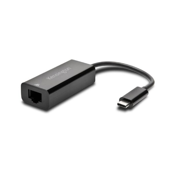 Kensington CA1100E USB-C Male to Ethernet Female Adapter/Converter For Laptop