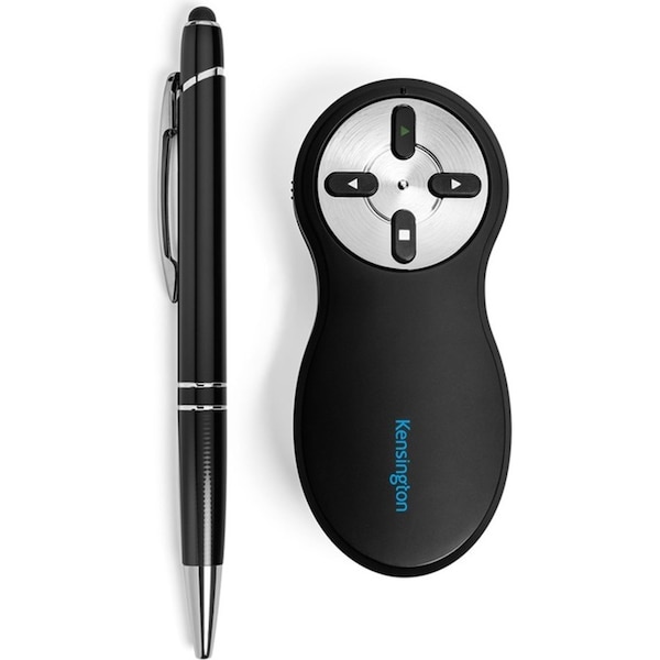 Kensington Wireless Ergonomic Presenter w/ USB Nano Receiver For Laptop/PC Black