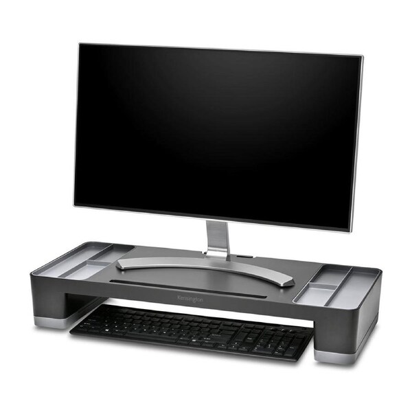 Kensington Organising Riser Stand Holder Storage For Computer Monitor Black