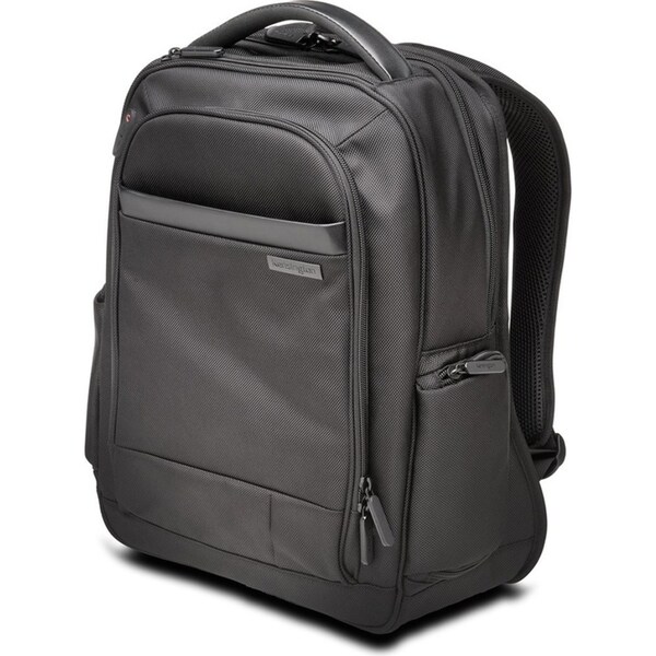 Kensington Contour 2.0 Business Slim Backpack Bag Storage For 14" Laptop Black