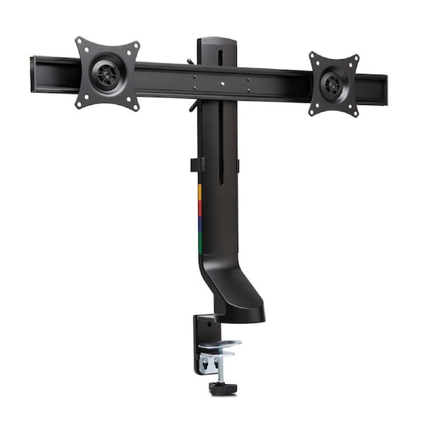 Kensington Space Saving Dual Arm VESA Mount Holder Storage For Monitor Black