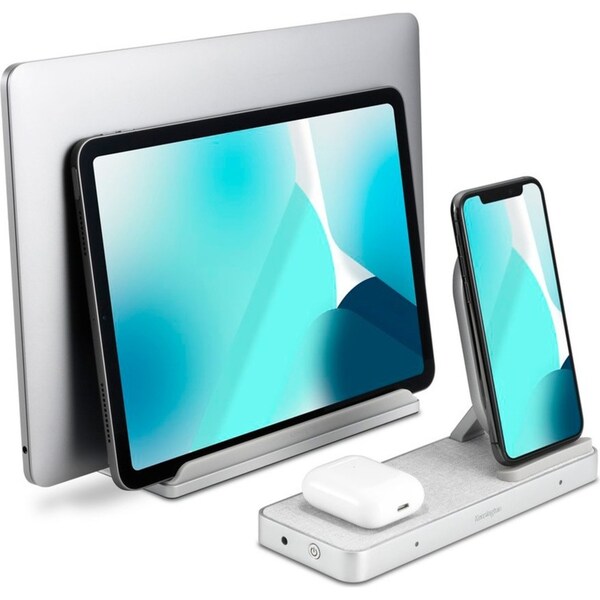 Kensington StudioCaddy Stand w/ Qi Wireless Charging For iPhone/iPad/AirPods