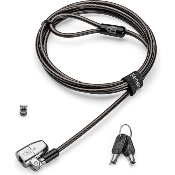 Kensington ClickSafe 2.0 Keyed Lock/Cable For Laptop Nano Security Slot Black