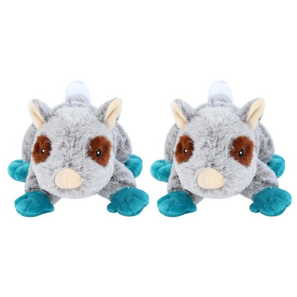 2x Paws & Claws Outback Buddies Possum Plush Dog/Pet InteractiveToy 32x19x11cm
