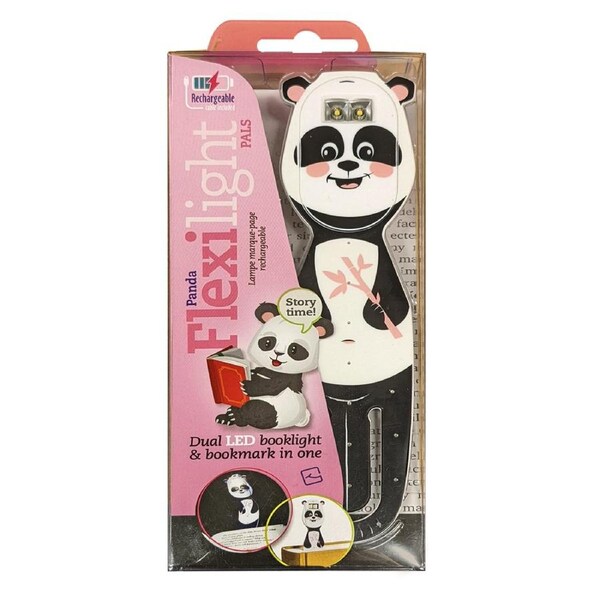Flexilight Flexible USB Rechargeable Dual LED Kids Book Light/Bookmark Tiger