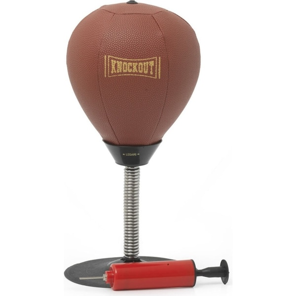 Knockout Tabletop Punching Bag/Ball Stress Reliever Novelty Toy w/ Air Pump 18cm